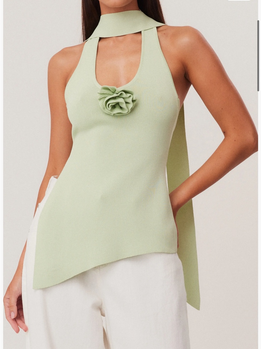 Naia Scarf Halter Top